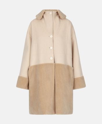 Wool-blend coat
