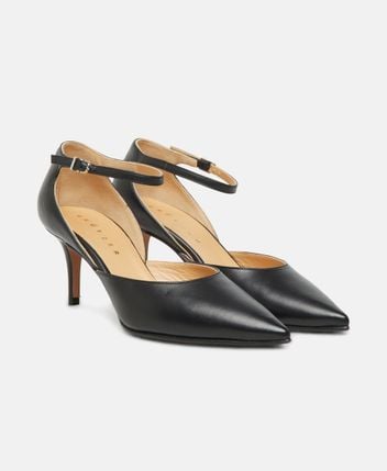 Ankle strap pump
