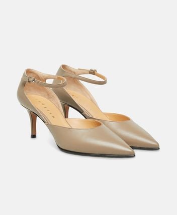 Ankle strap pump