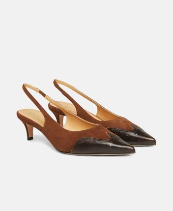 Slingback pumps
