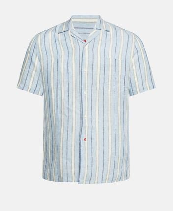 Short sleeved linen shirt