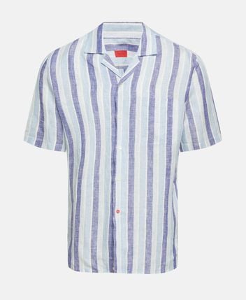 Short sleeved linen shirt