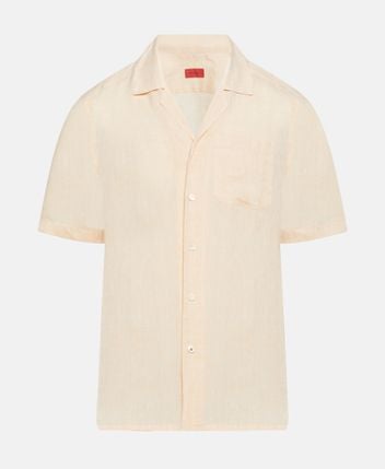 Short sleeved linen shirt