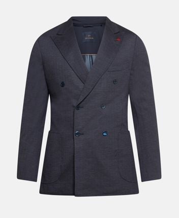 Wool-blend suit jacket Domenico