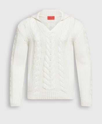 Silk-blend pullover