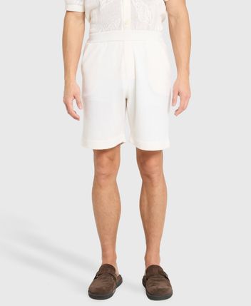 Cashmere-blend shorts