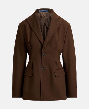 Wool-blend blazer