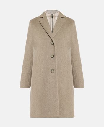 Wool-blend coat