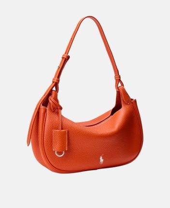 Leather shoulder bag