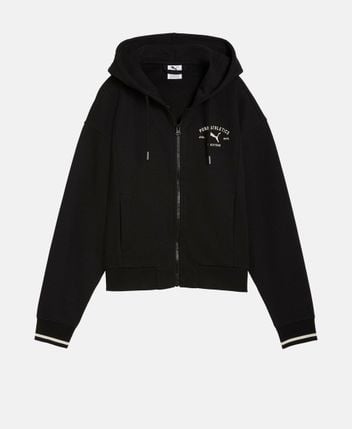 Hooded sweat jacket