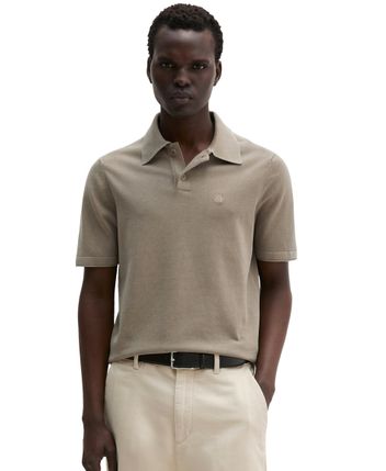 Knitted polo shirt