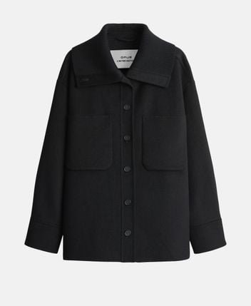 Wool-blend blazer