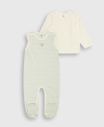 Shirt and romper set