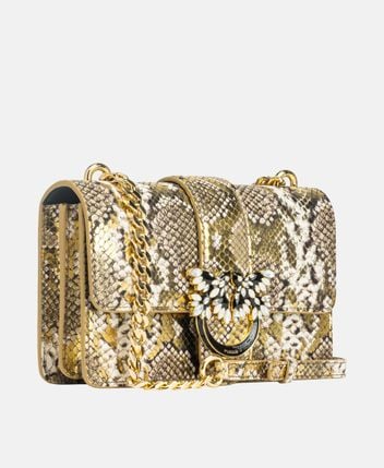 Leather cross body bag Love One Mini