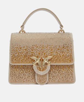 Leather handbag Love one
