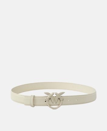 Leather belt Love Berry