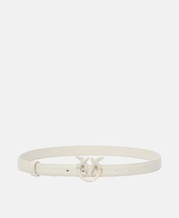 Leather belt Love Berry