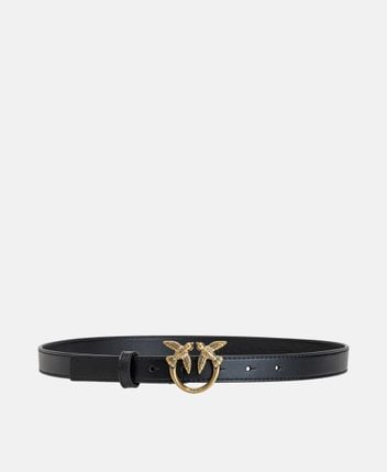 Leather belt Love Berry