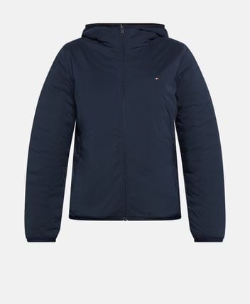 Reversible soft down jacket