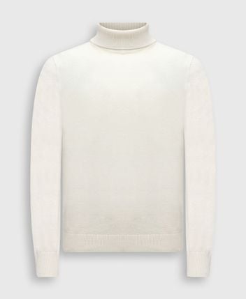 Wool-blend rollneck
