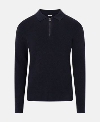 Knitted polo shirt