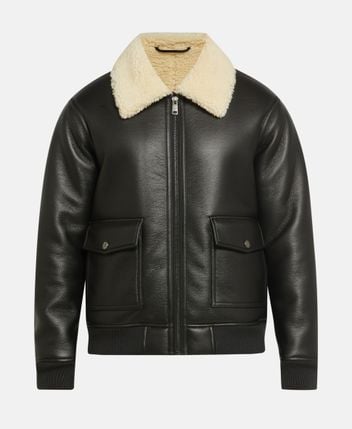 Leather-look jacket