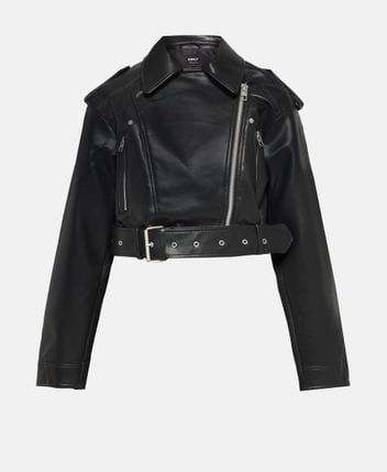 Leather-look jacket Onldresden