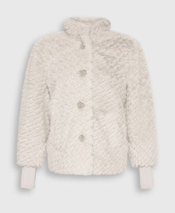 Faux fur jacket