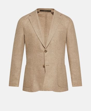 Wool-blend suit jacket