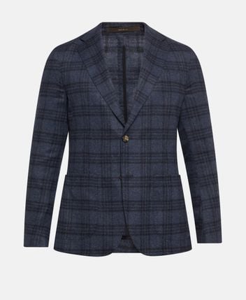 Wool-blend suit jacket