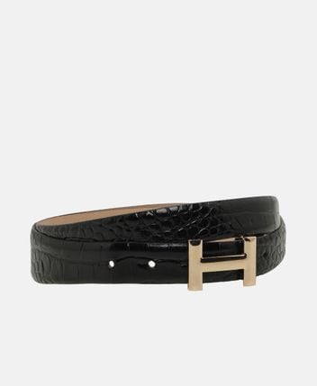 Leather belt