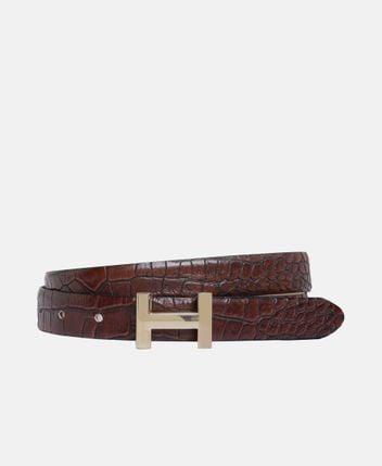 Leather belt