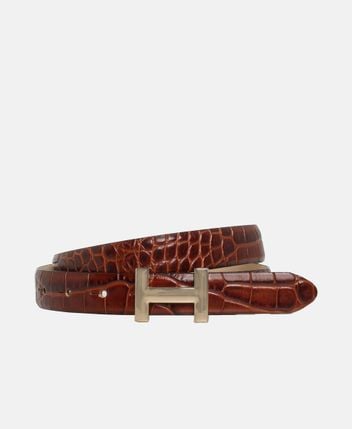 Leather belt
