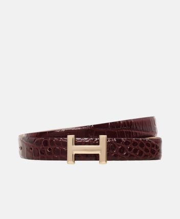 Leather belt