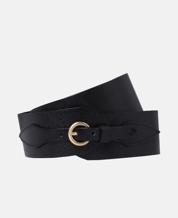 Leather belt