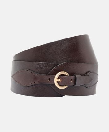 Leather belt
