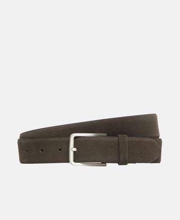 Leather belt