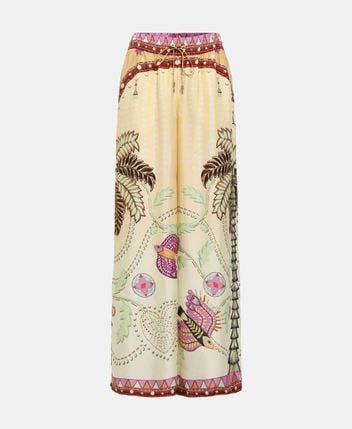 Silk trousers