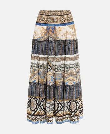 Silk skirt Make Me Your Mosaic