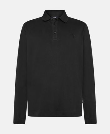 Long-sleeved polo shirt Perolo
