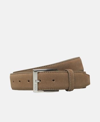 Leather belt