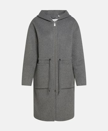 Wool-blend coat