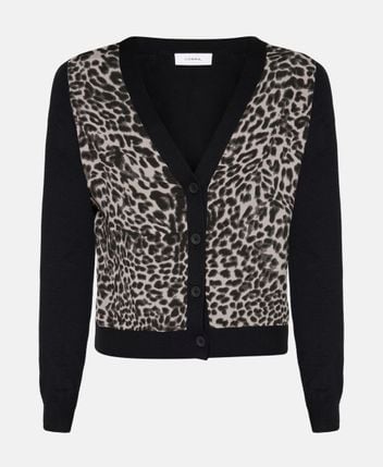 Fine-knit cardigan