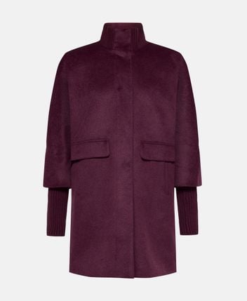 Wool-blend coat