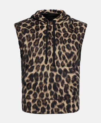 Wool sleeveless pullover