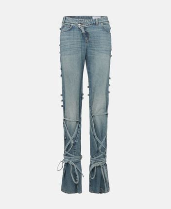 Straight leg jeans
