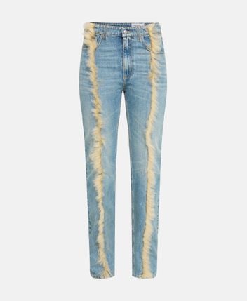 Straight leg jeans