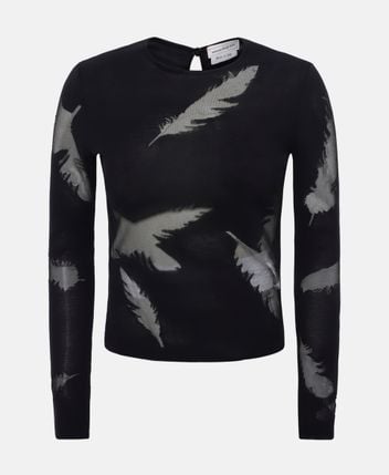 Silk-blend pullover