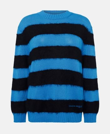 Wool-silk blend pullover