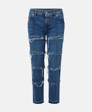 Straight leg jeans